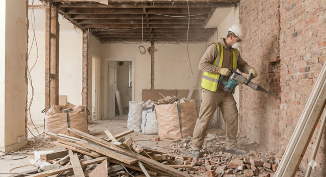 Teilabriss & Entkernung